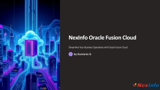 Oracle Fusion Cloud Solutions by NexInfo