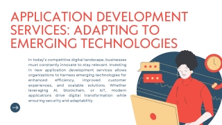 Application Development Services