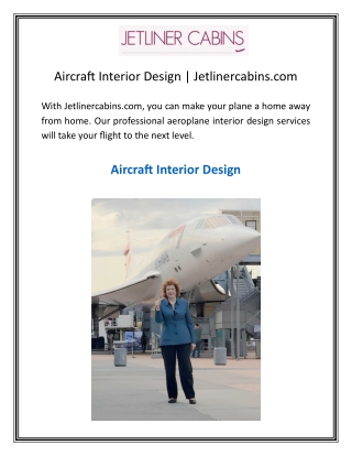 Aircraft Interior Design  Jetlinercabins
