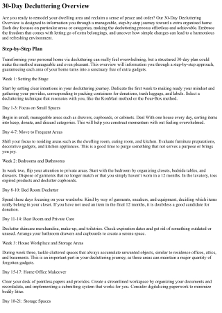 Transform Your Own Home With Easy Decluttering