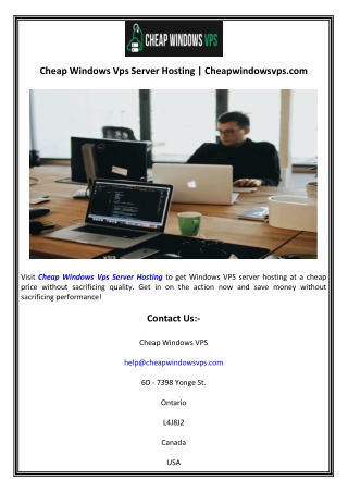 Cheap Windows Vps Server Hosting  Cheapwindowsvps.com