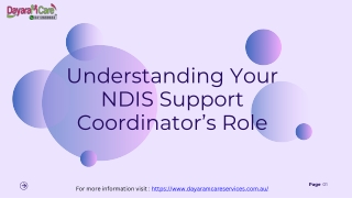 Understanding Your NDIS Support Coordinator’s Role