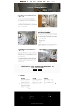 Bathroom Renovations Black Rock