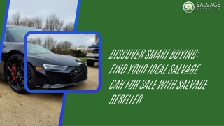 Salvage Car for Sale – Find Your Next Ride for Less!