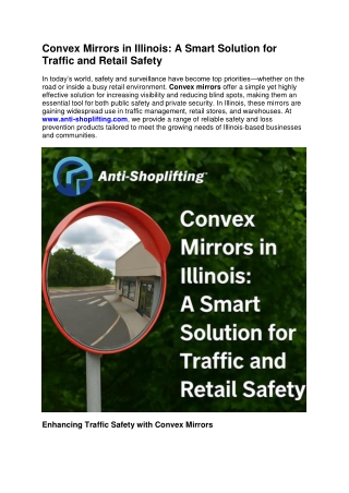 Convex Mirrors in Illinois: A Smart Solution for Traffic and Retail Safety