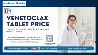 Venetoclax Tablet Price Online Philippines Thailand