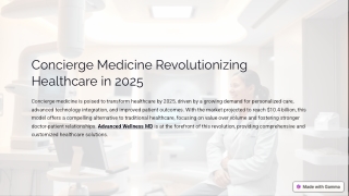Concierge Medicine Revolutionizing Healthcare in 2025
