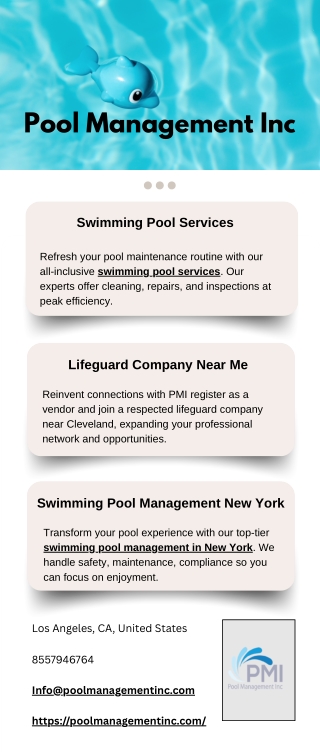Swimming Pool Services