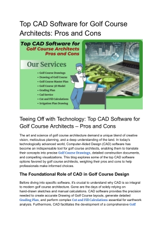 Top CAD Software for Golf Course Architects_ Pros and Cons_offpage blog_Komal