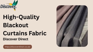 High Quality Blackout Curtains Cabric