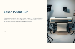 Epson P7000 RIP