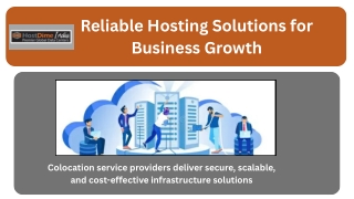 Reliable Hosting Solutions for Business Growth