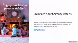 Chimfixer-Your-Chimney-Experts in Kolkata