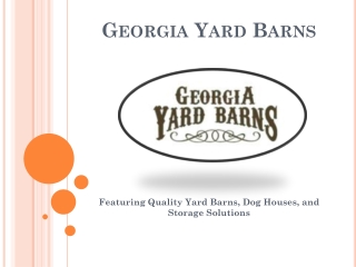 Premium Yard Sheds & Barns for Every Purpose