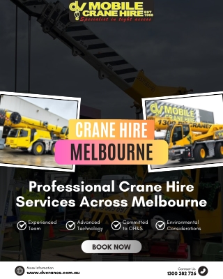 Professional Crane Hire Services Across Melbourne