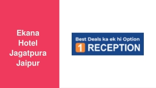 Ekana Hotel Jagatpura Jaipur