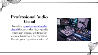 Professional Audio Visual