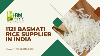 Best 1121 Basmati Rice Supplier in India