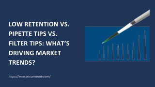 Low Retention vs. Pipette Tips vs. Filter Tips What’s Driving Market Trends