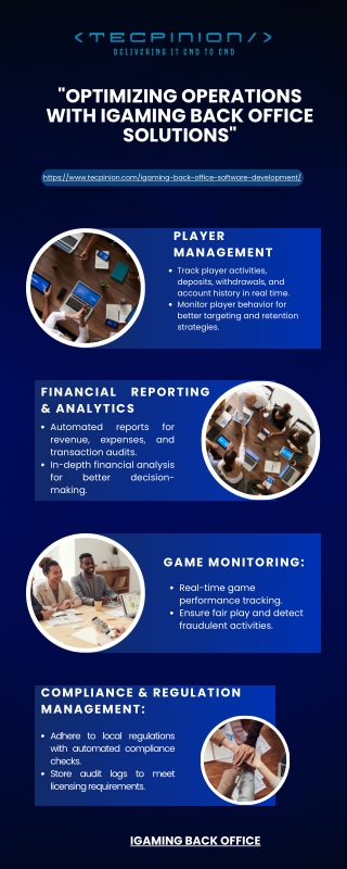 "Optimizing Operations with iGaming Back Office Solutions"
