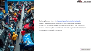 Explore Opportunities in the Largest Spare Parts Market in Nigeria