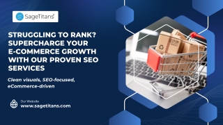Struggling to Rank Supercharge Your E-Commerce Growth with Our Proven SEO Services