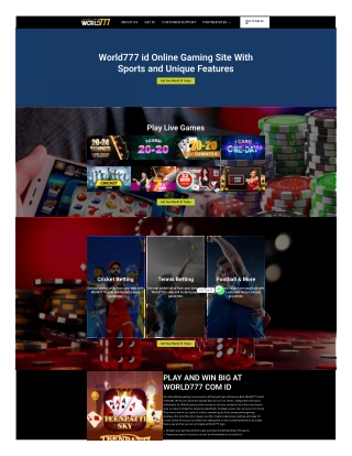 Create Your World777 Cricket ID Instantly – Join Today!