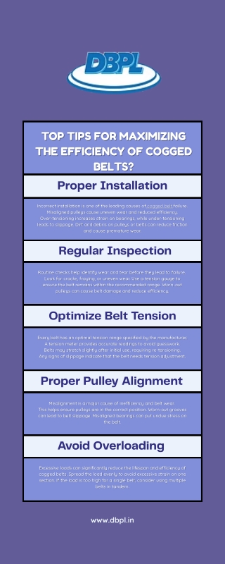 Top Tips for Maximizing the Efficiency of Cogged Belts
