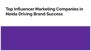 Top Influencer Marketing Companies in Noida Driving Brand Success (1)