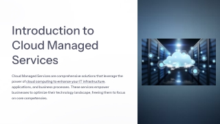 Who Needs Managed Cloud Services?