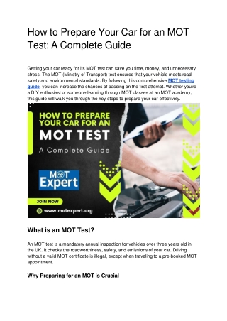 How to Prepare Your Car for an MOT Test_ A Complete Guide.docx
