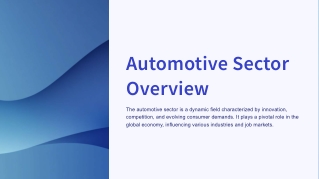 Analyze Your Combustion &amp; Controlling Data in Automotive Sector