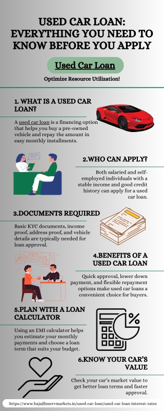 Used Car Loan Everything You Need to Know Before You Apply