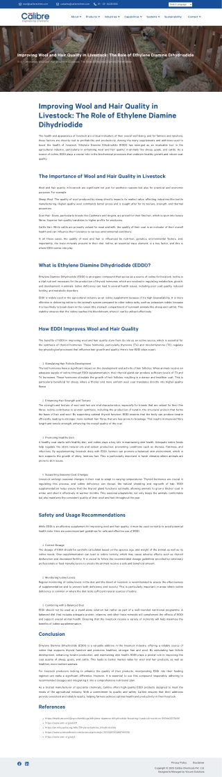 Boosting Livestock Productivity with Essential Iodine