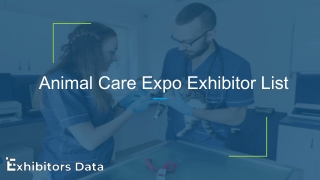 Animal Care Expo Exhibitor List