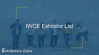 IWCE Exhibitor List