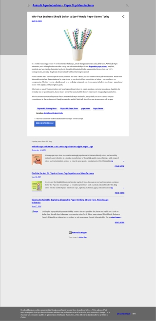 Eco-Friendly Paper Straws: A Sustainable Choice by Anirudh Agro Industries