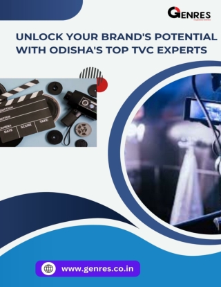 Unlock Your Brand's Potential with Odisha's Top TVC Experts