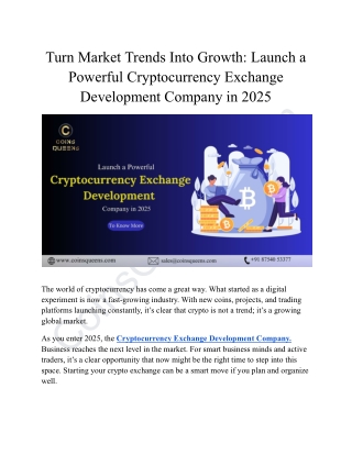 _Turn Market Trends Into Growth_ Launch a Powerful Cryptocurrency Exchange Development Company in 2025_ (1)