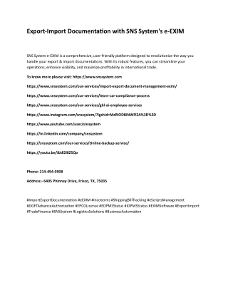 SNS System: Transform Your Business with Innovative IT Solutions