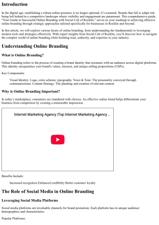 Your Guide to Successful Online Branding with Social Cali of Rocklin