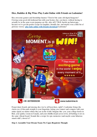 Dice, Buddies & Big Wins