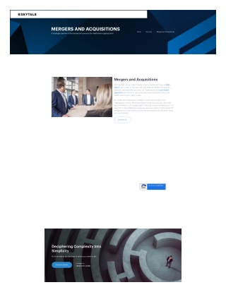 Top M&A Advisory Firm | M&A Advisory Services