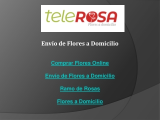Envío de Flores a Domicilio