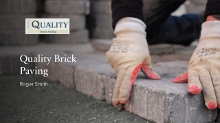 Paving Services Grosse Pointe - Quality Brick Paving