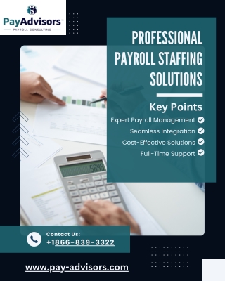 Professional Payroll Staffing Solutions to Strengthen Your Workforce!