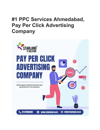 #1 PPC Services Ahmedabad, Pay Per Click Advertising Company