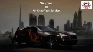 Reliable Car with Driver in Dubai - Ali Chauffeur Services
