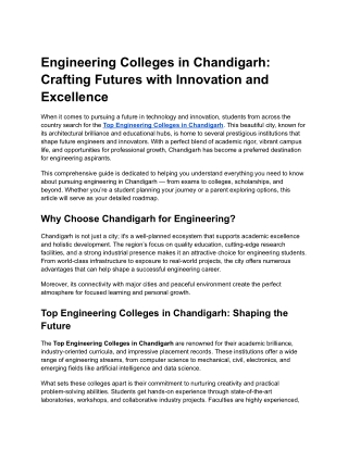 Top Engineering Colleges in Chandigarh_ Your Complete Guide to Excellence