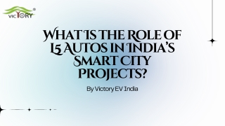 What Is the Role of L5 Autos in India’s Smart City Projects